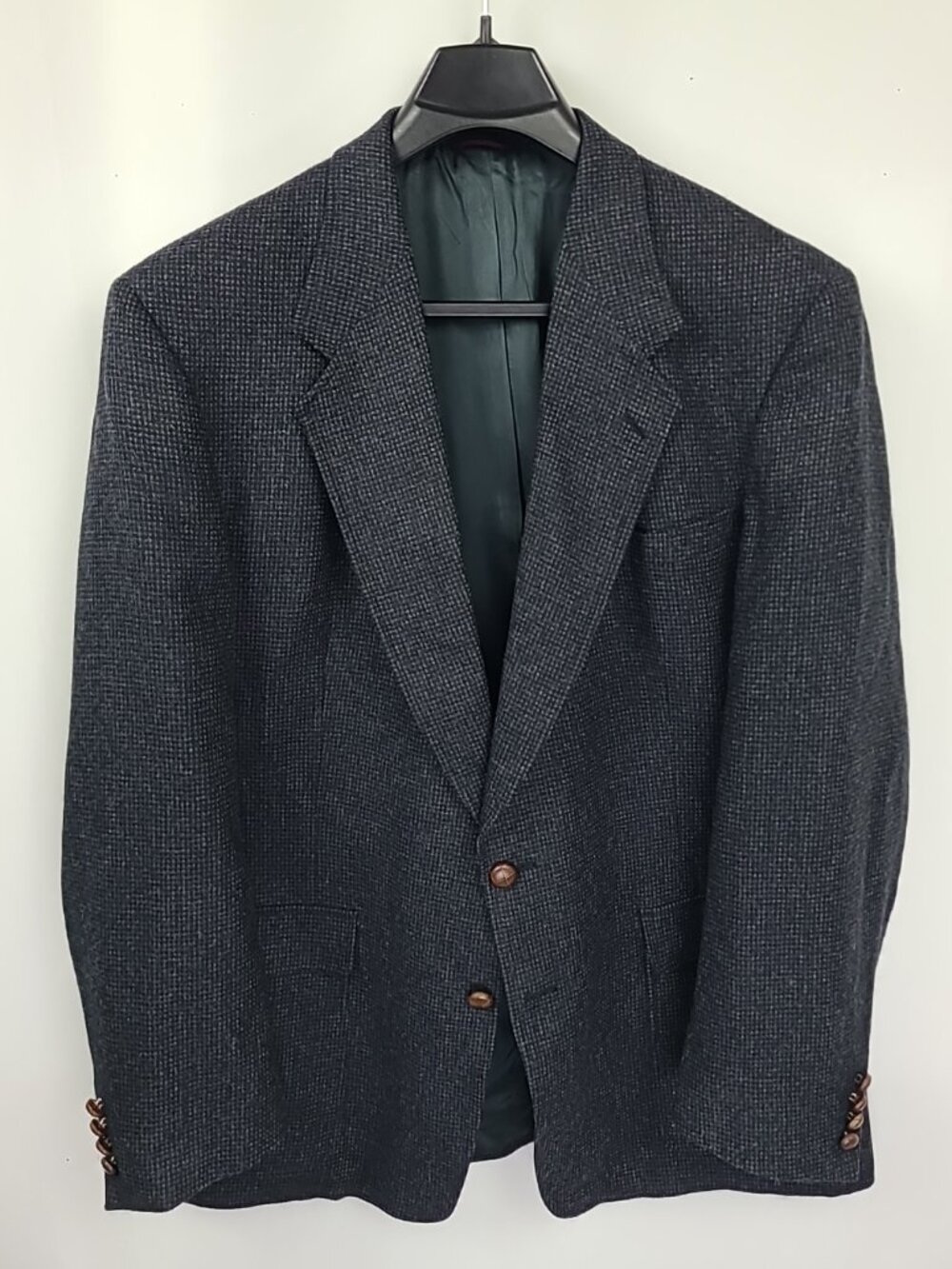 Hart Schaffner & Marx 46L Virgin Wool 2 Button Sport Coat Blazer